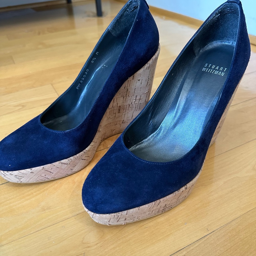 Stuart Weitzman Corkswoon Wedges